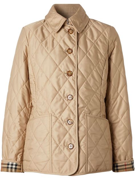 burberry mid length quilted jacket|quilted Burberry jacket outlet store.